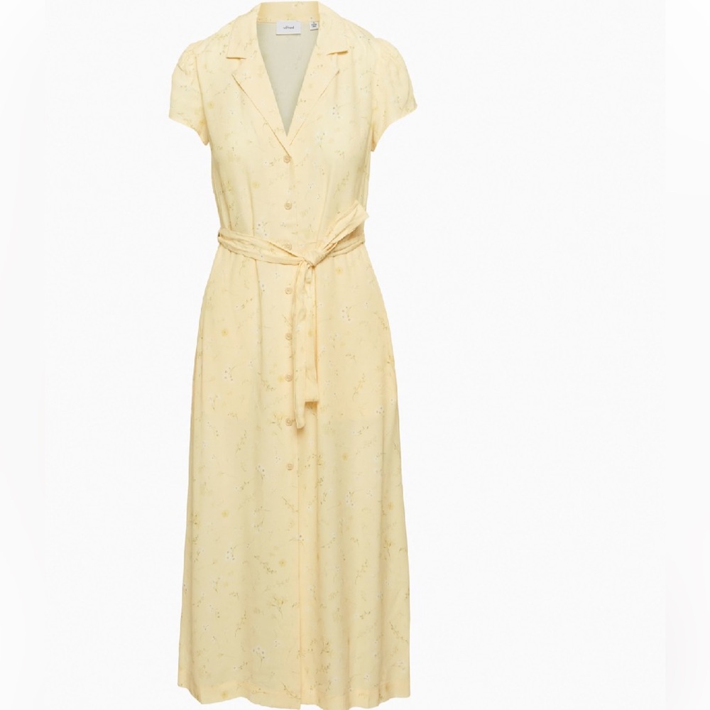 Wilfred Light Yellow Maxi Dress